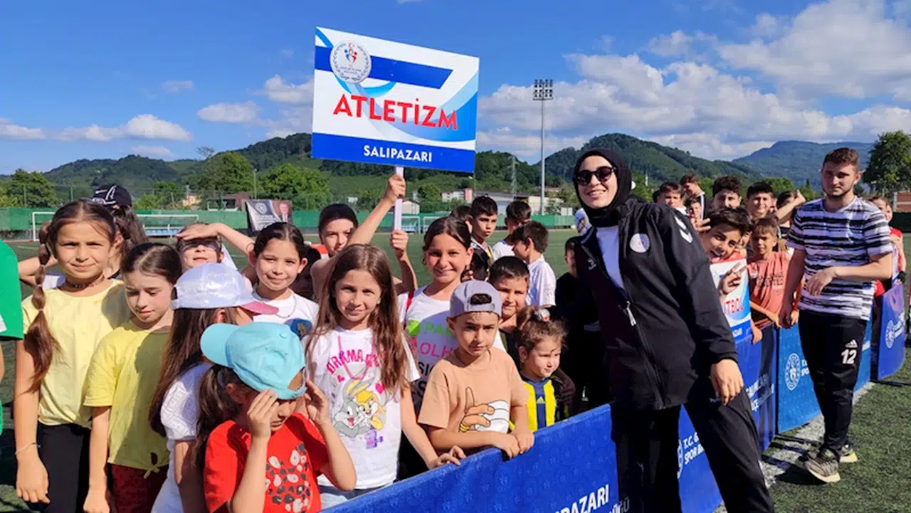 Salıpazarı ilçesinde yaz spor okulları açıldı