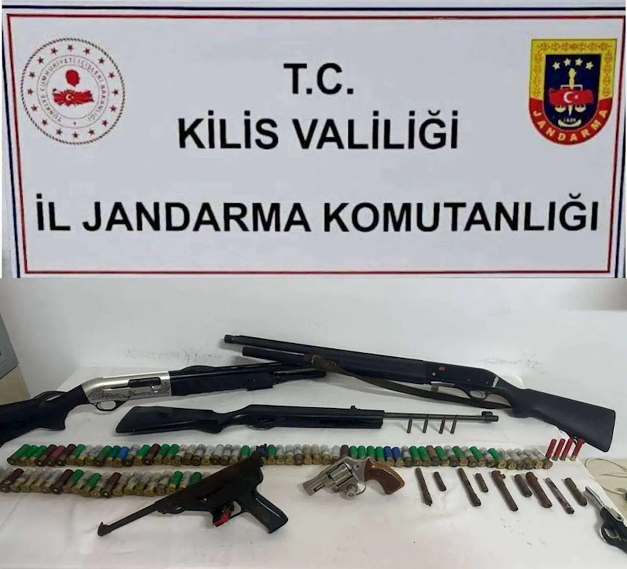 Kilis'te, silah operasyonu: 1 gözaltı