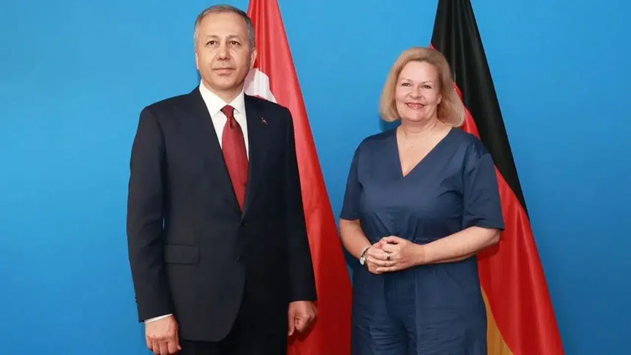 İçişleri Bakanı Ali Yerlikaya, Alman mevkidaşı Nancy Faeser ile Berlin'de görüştü!