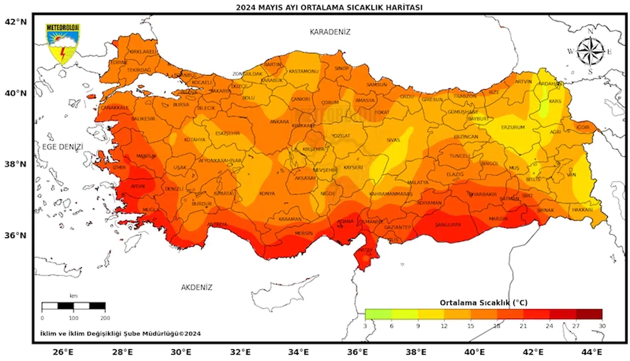 Mayısta sıcaklık düştü, yağışlar arttı