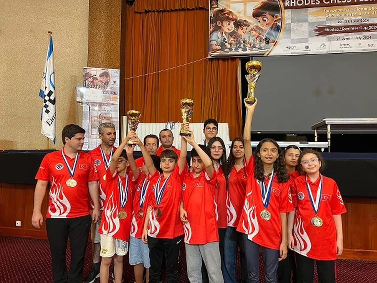 2024 Avrupa Genç Takımlar Satranç Şampiyonası sona erdi