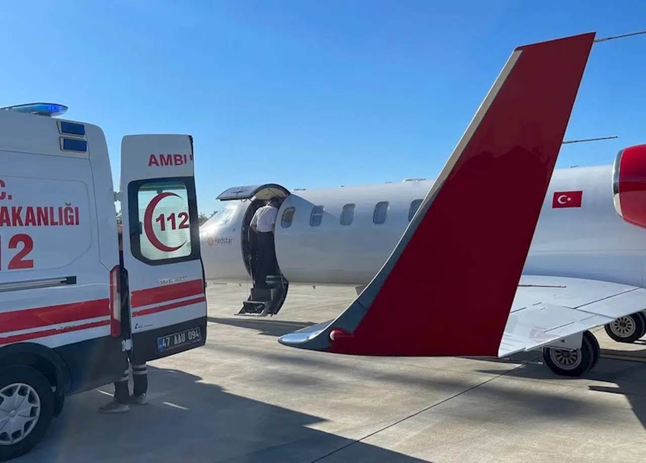 Akciğer hastası Solin bebek, ambulans uçakla İstanbul’a götürüldü