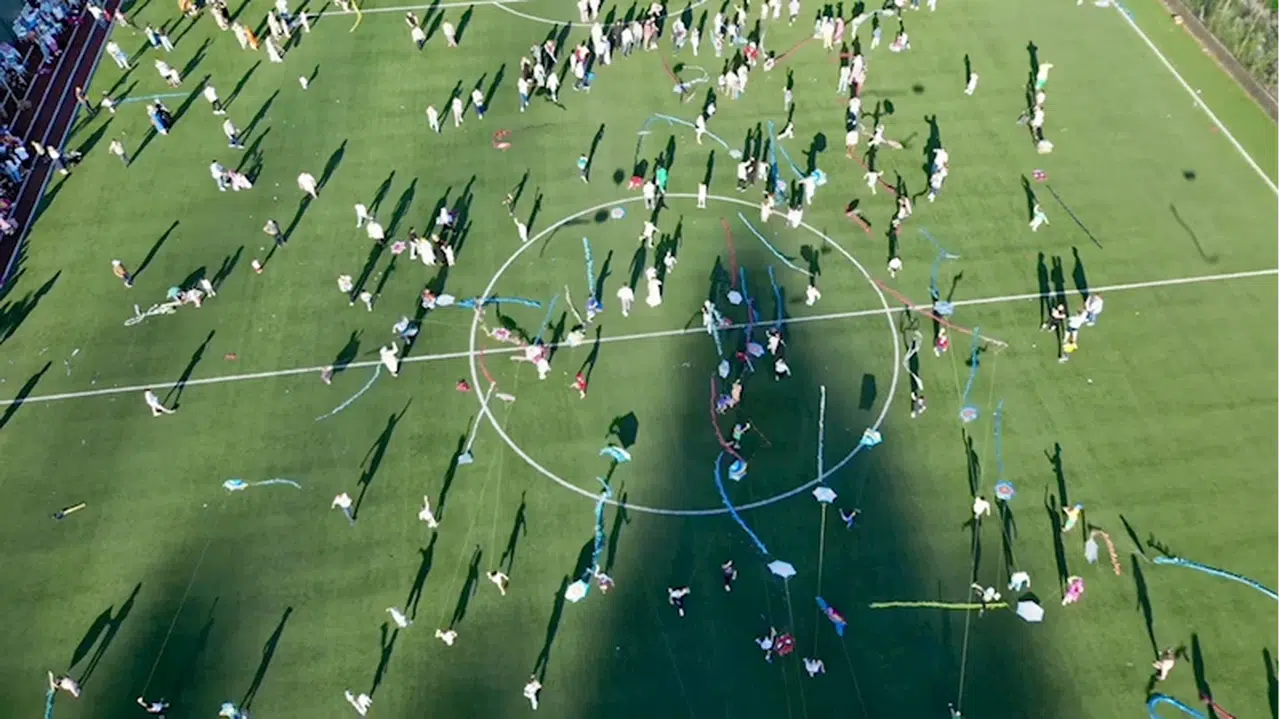 Giresun'da çocuklar uçurtma şenliğinde buluştu