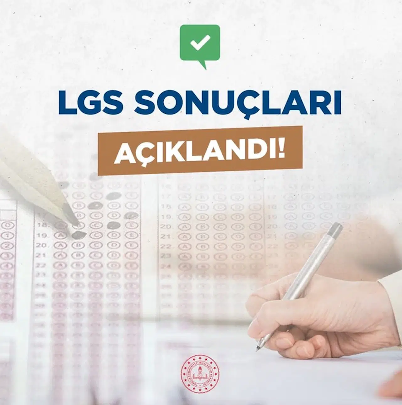 LGS sonuçları açıklandı 