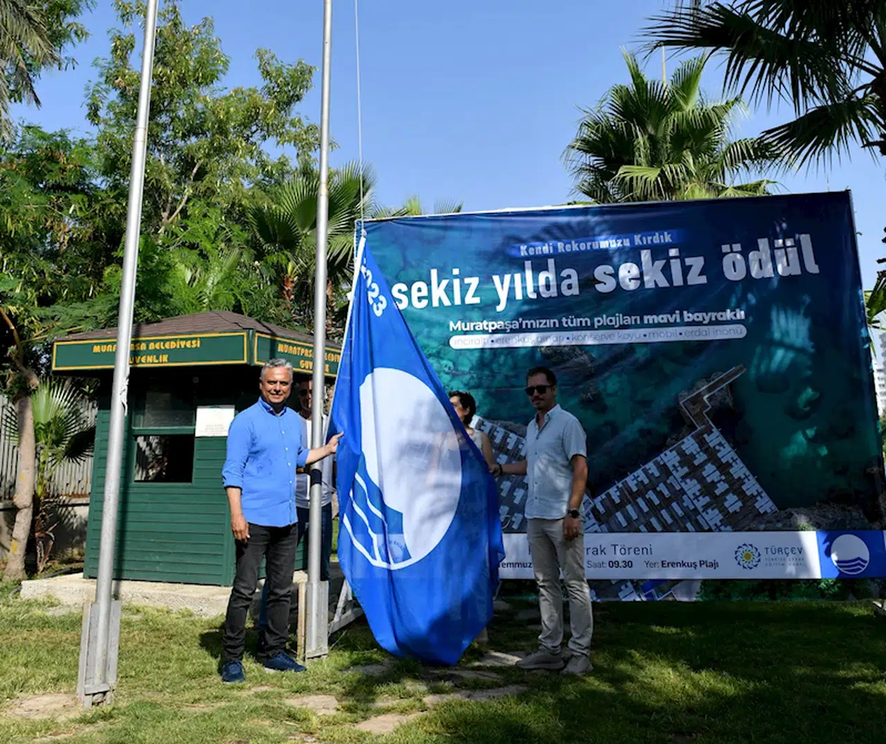 Kabotaj Bayramı'nda plajlara mavi bayrak