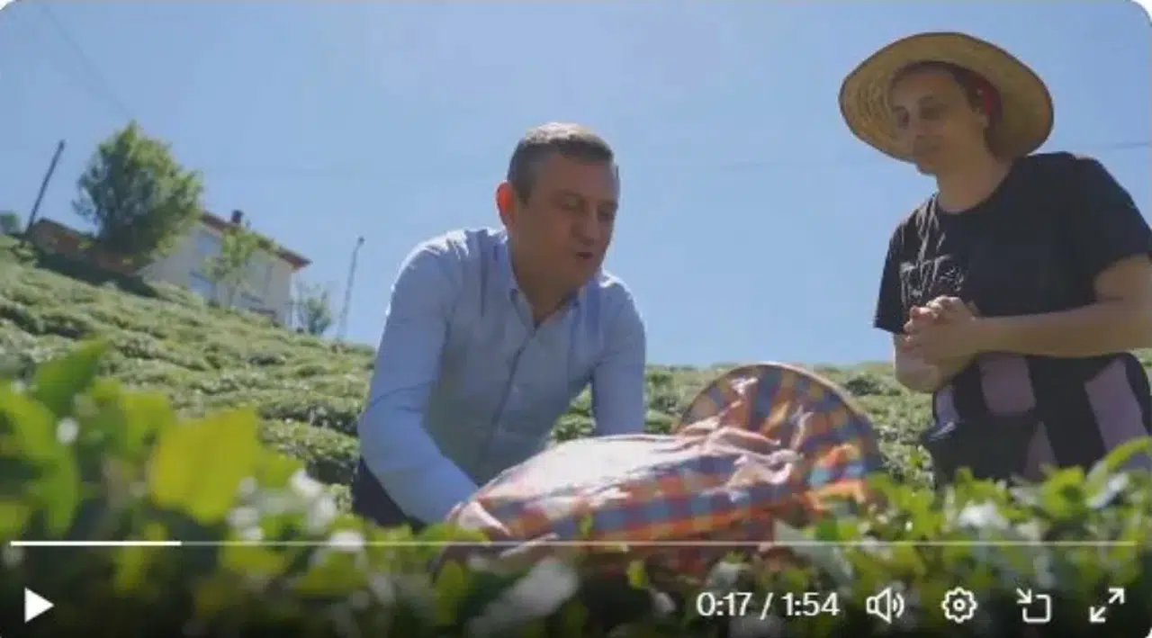 Özgür Özel: Çay üreticisinin derdini çözeceğiz