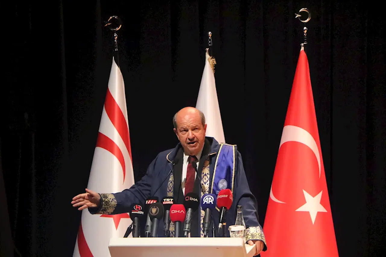 KKTC Cumhurbaşkanı Tatar: Kıbrıs, Doğu Akdeniz'e hükmetmemiz bakımından çok önemlidir (2)