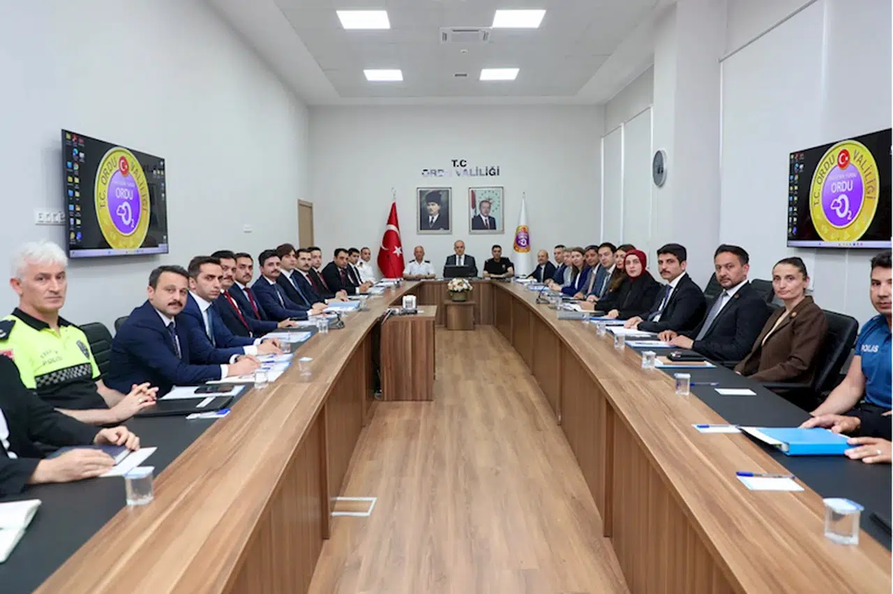 Ordu'da haziran ayı İl Güvenlik Asayiş ve Koordinasyon Toplantısı yapıldı