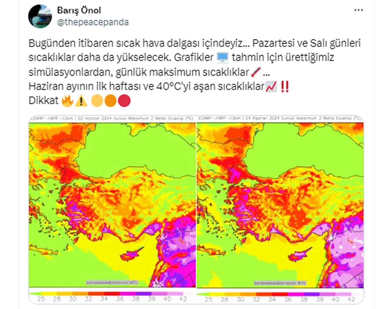 Sıcaklıklar 40 dereceyi aşıyor