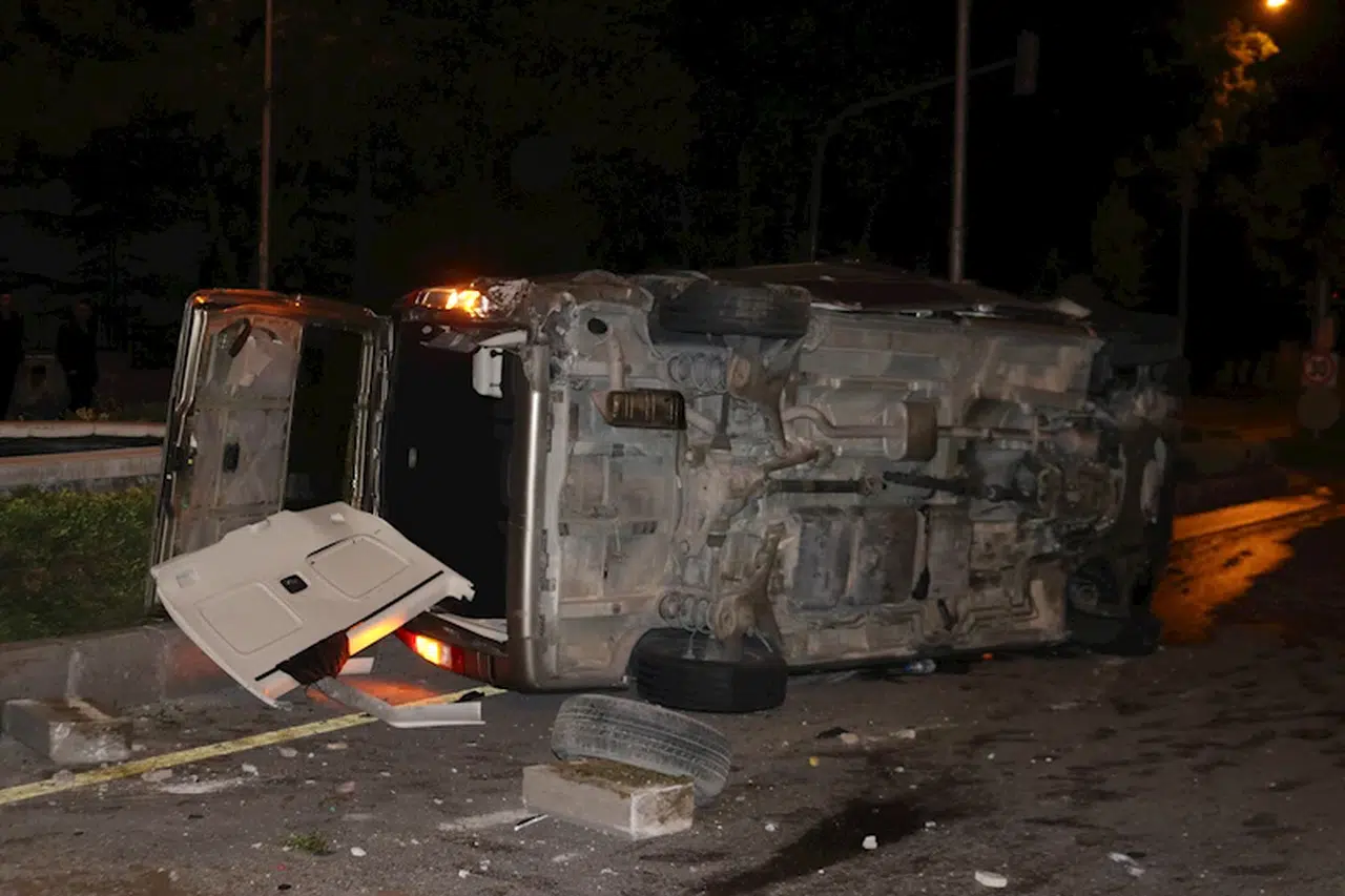 Nevşehir'de minibüs devrildi: 1 yaralı