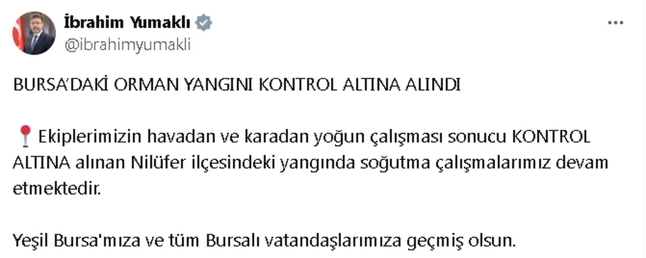 Bursa'da anız yangını, BUÜ kampüsünün de içinde olduğu ormana sıçradı (8)