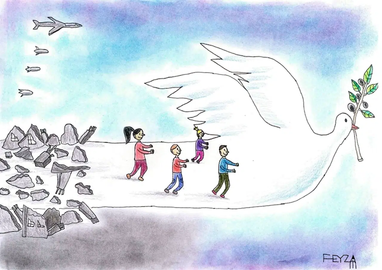 Sinoplu öğrenci 7. Uluslararası Okul Karikatür Festivali'nde birincilik kazandı