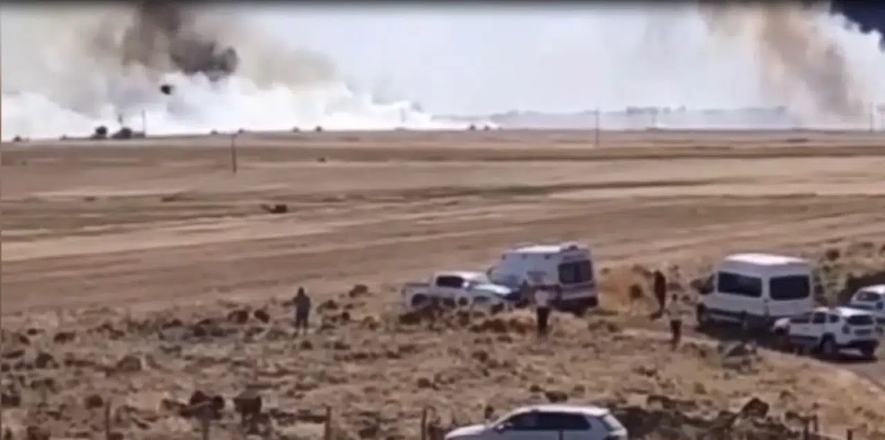 Mardin'de 3 farklı noktada çıkan yangında 50 dönüm arpa ve buğday ekili alan kül oldu