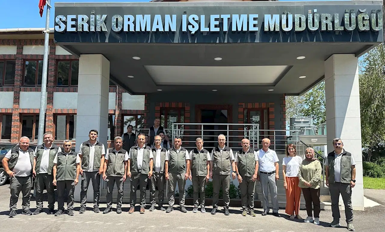 Orman Bölge Müdürü Derince Serik'te