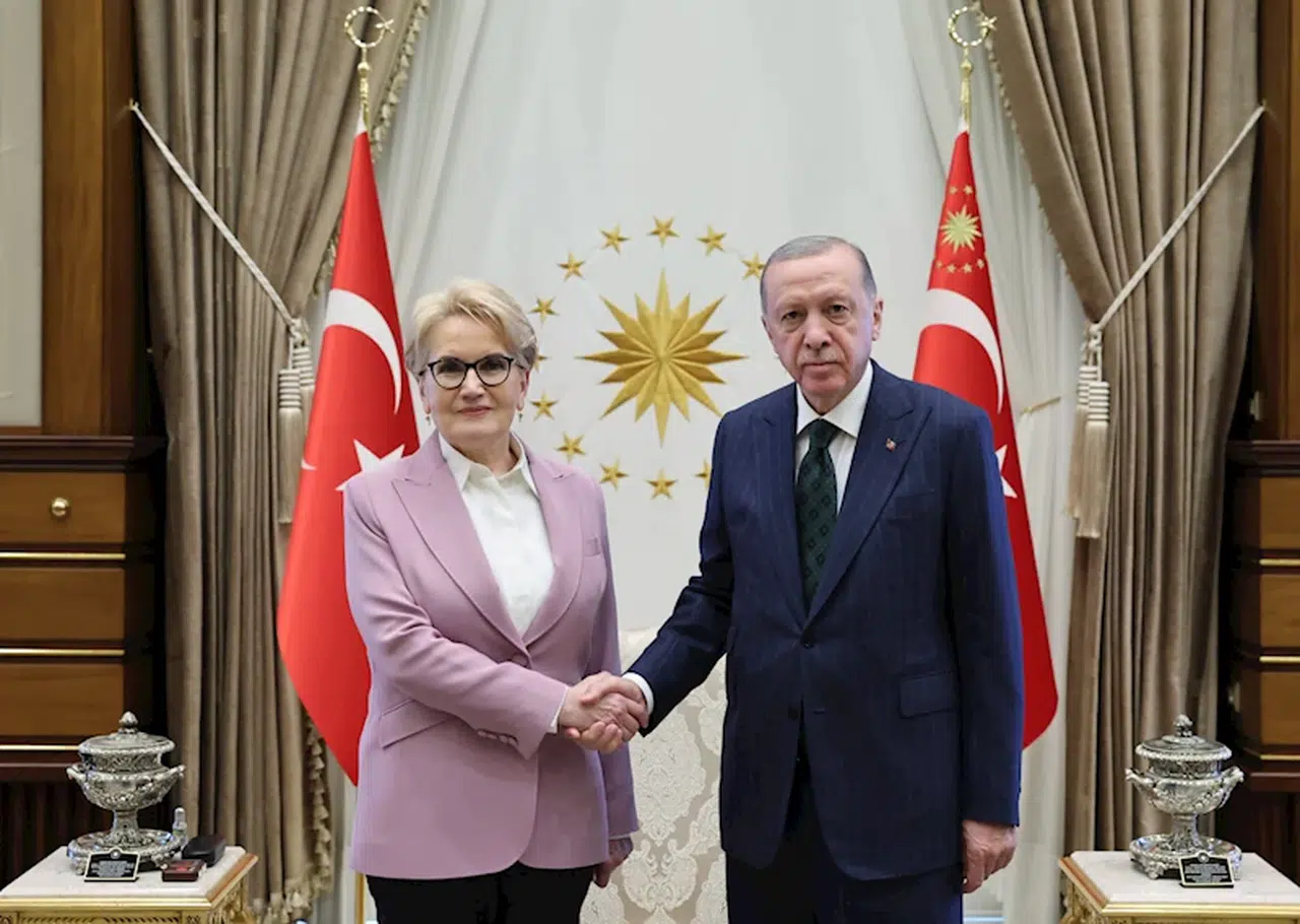 Cumhurbaşkanı Erdoğan, Akşener ile bir araya geldi 