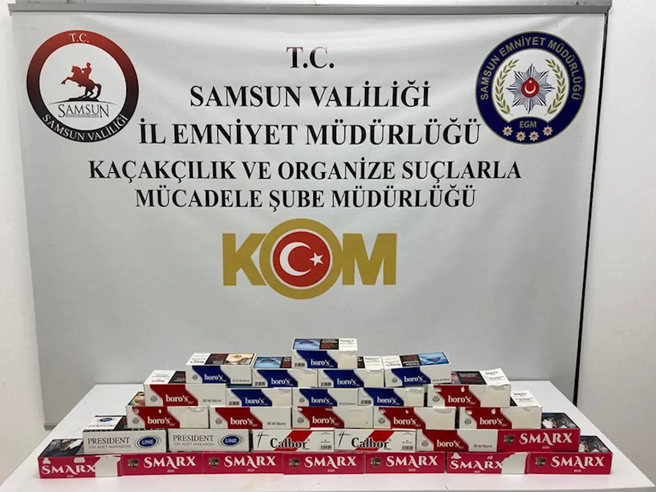 Samsun'da kaçakçılık operasyonunda 2 şüpheli yakalandı