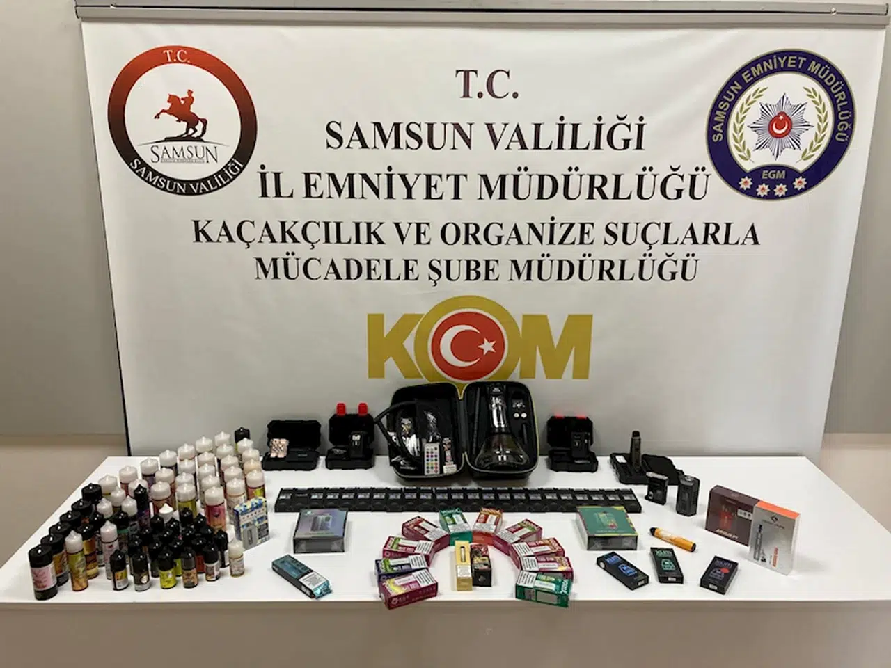 Samsun’da gümrük kaçağı ürünler ele geçirildi; 1 gözaltı