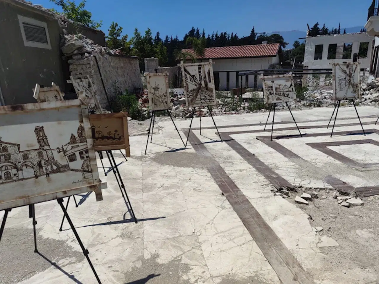 Öğrencilerden 'Belleğimizdeki Hatay' konulu sergi