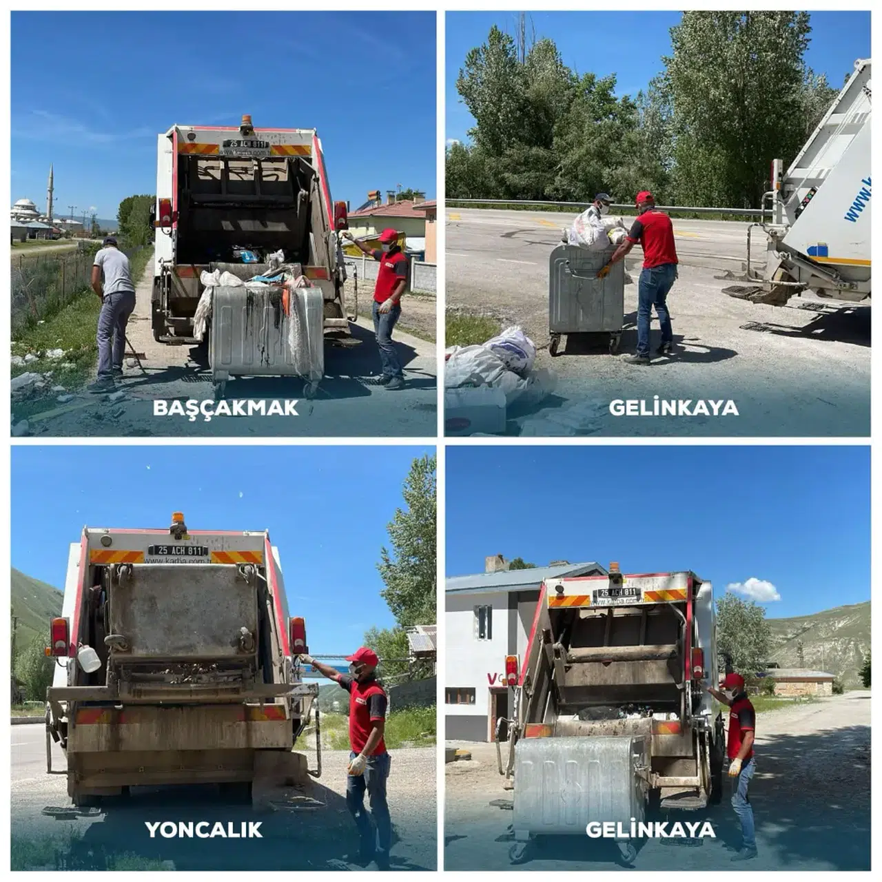 Erzurum'un yüzölçümü en büyük merkez ilçesi olan Aziziye'de, uzak-yakın demeden hizmetler devam ediyor