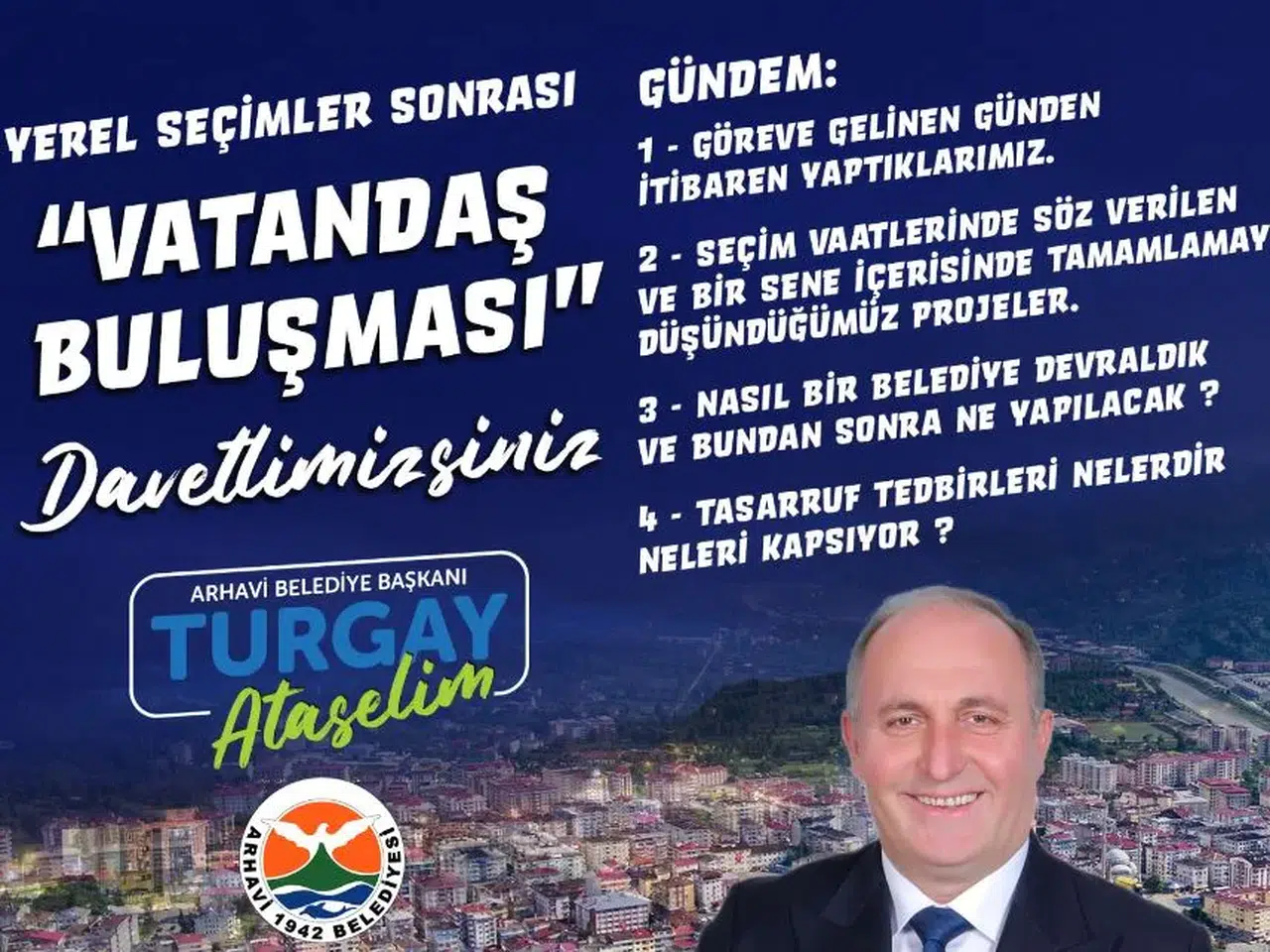 Arhavi Belediyesi, Şeffaf Yönetim İçin Vatandaşları "Vatandaş Buluşması" Toplantısına Davet Ediyor