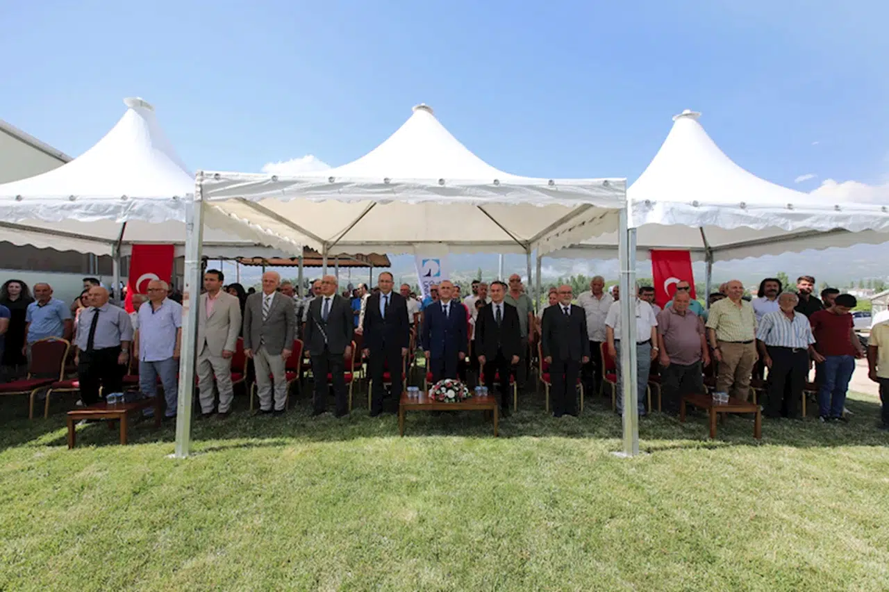 TOGÜ'de üretilen aşılı asma fidanları üreticilere dağıtıldı