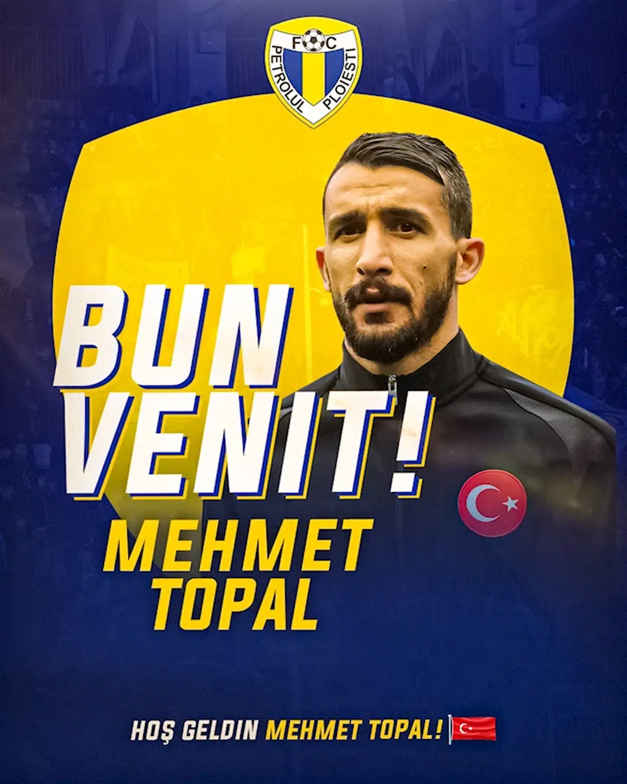 FC Petrolul Ploiesti, Mehmet Topal'ı açıkladı