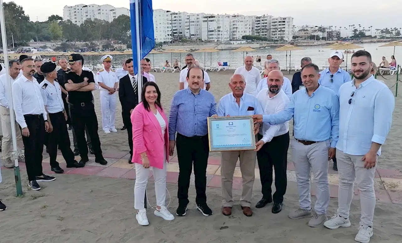  Mersin'de mavi bayraklı plaj sayısı 11'e çıktı