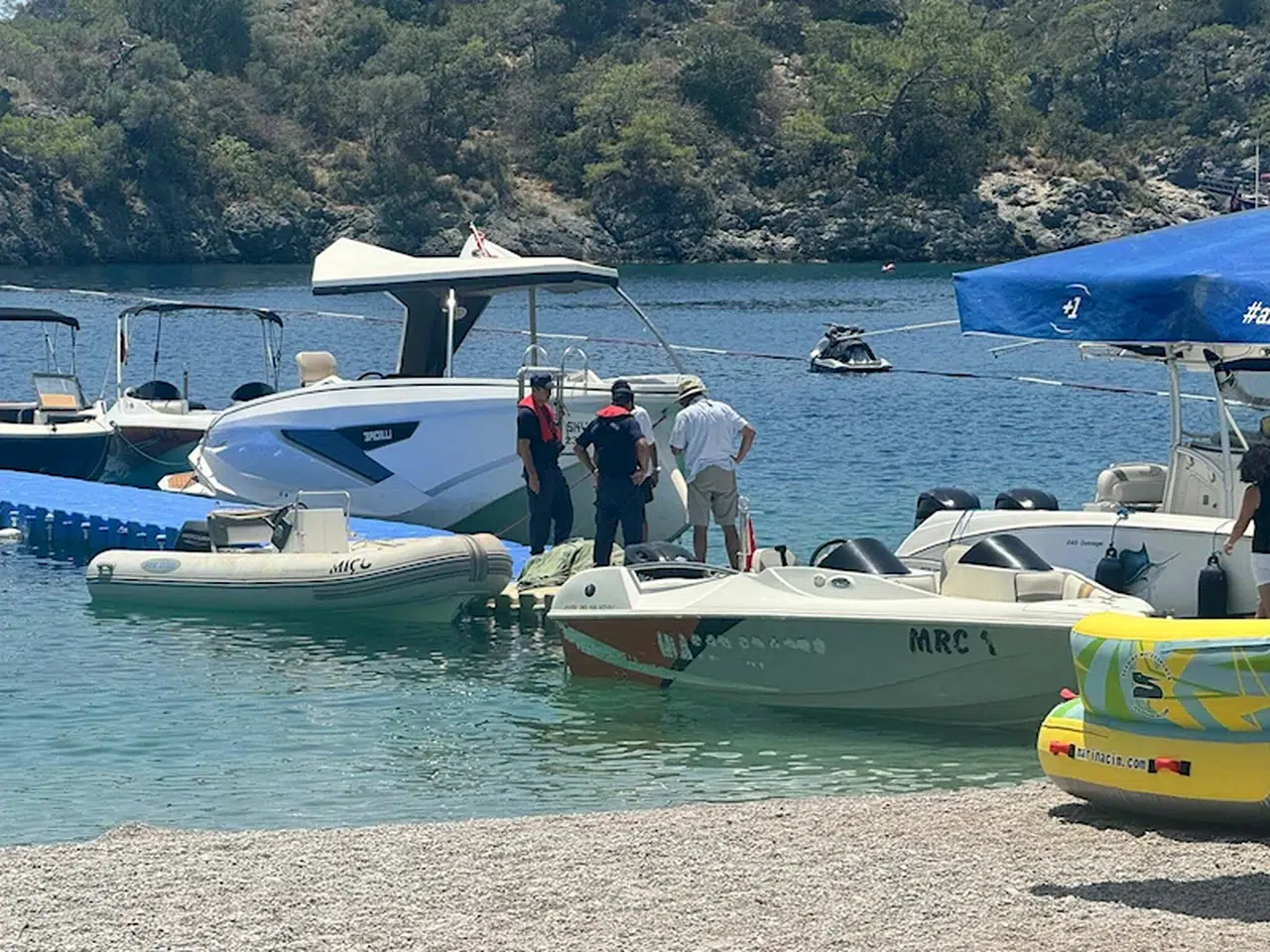 Ölüdeniz'de güvenlik şeritlerinin dışında yüzen Ukraynalı turist, teknenin çarpmasıyla öldü
