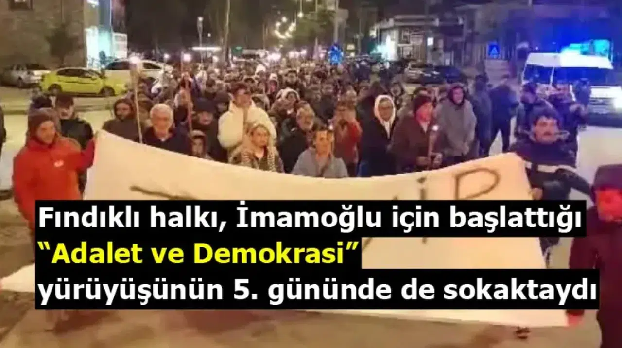 Fındıklı Halkı, Adalet ve Demokrasi Nöbetinin 5. Gününde Sokaklarda