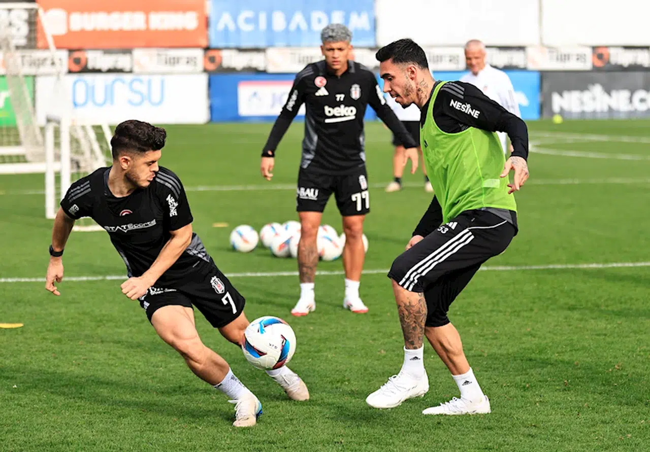 Beşiktaş, Galatasaray maçı hazırlıklarına devam ediyor