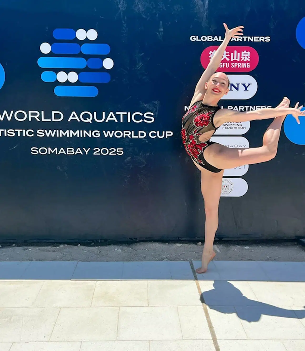 Milli yüzücü Ece Üngör, Artistik Yüzme Dünya Kupası'nda 7'nci oldu