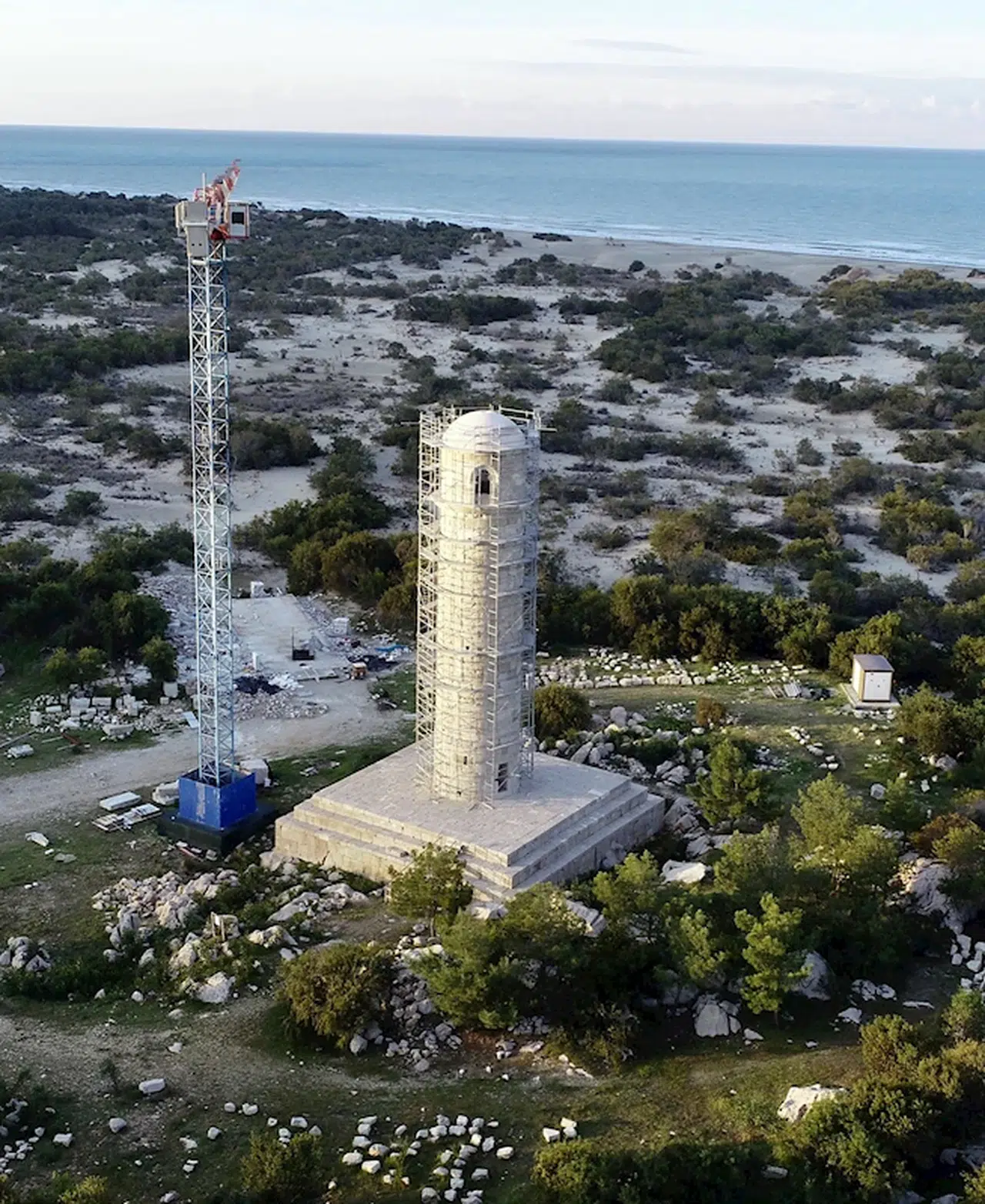 2 bin yıllık Patara Deniz Feneri'nin restorasyonu tamamlandı