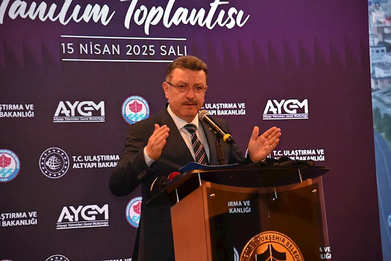 Trabzon'da raylı sistem için ilk kazma bu yıl sonunda vurulacak