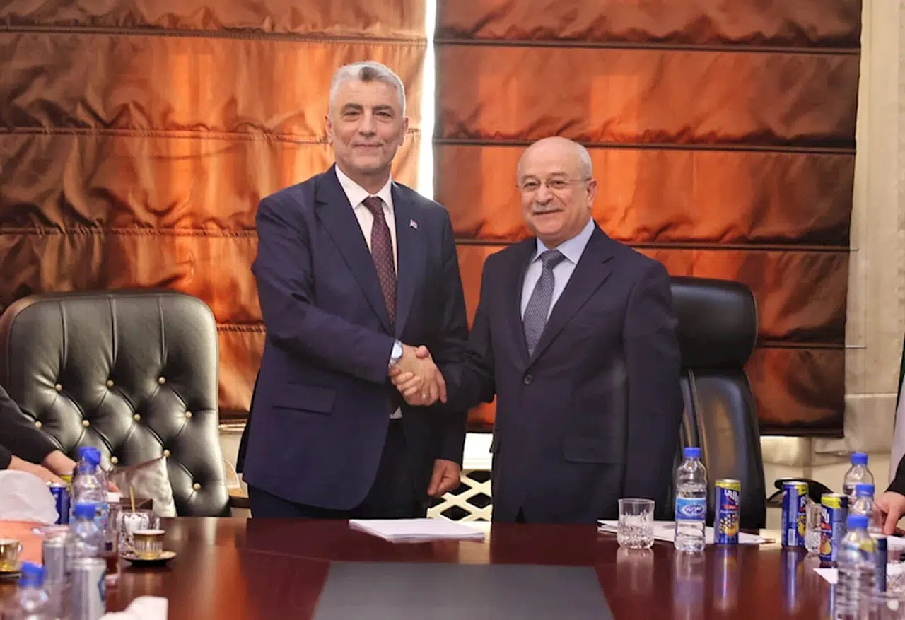 Bakan Bolat, Suriye Ulaştırma Bakanı Bedir ile bir araya geldi