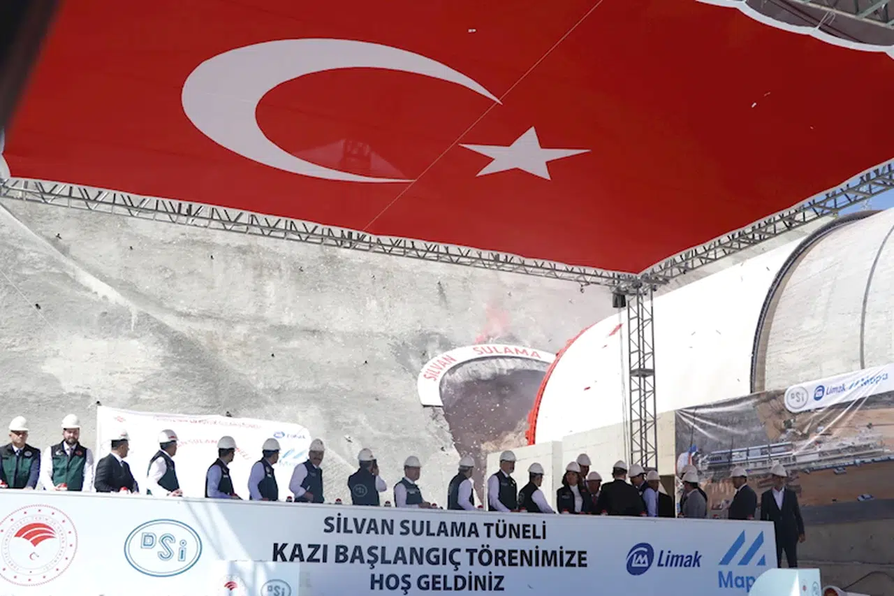 Diyarbakır’da Türkiye’nin en uzun sulama tünelinin kazısı başladı