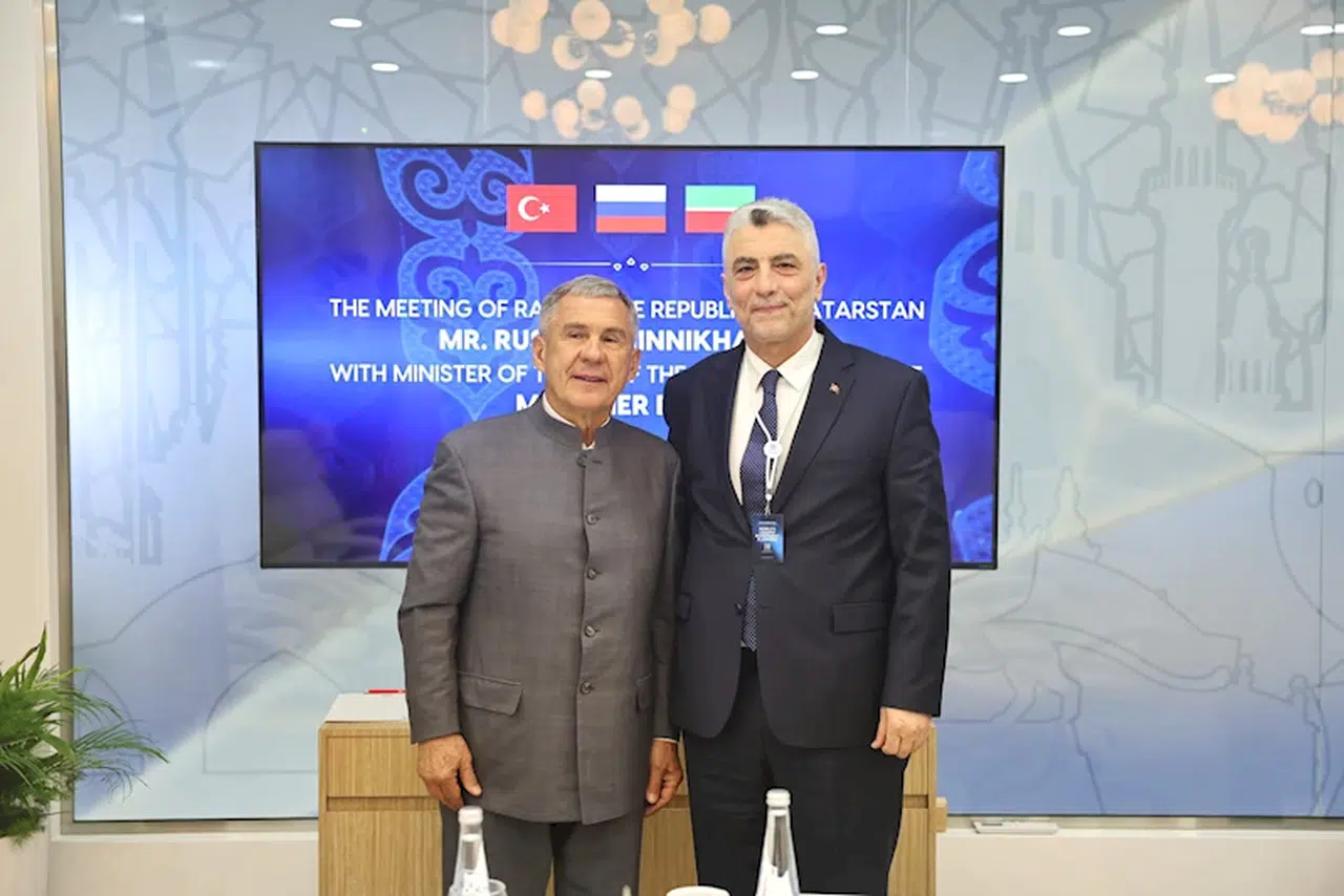 Bakan Bolat, Tataristan Cumhurbaşkanı Minnihanov ile görüştü