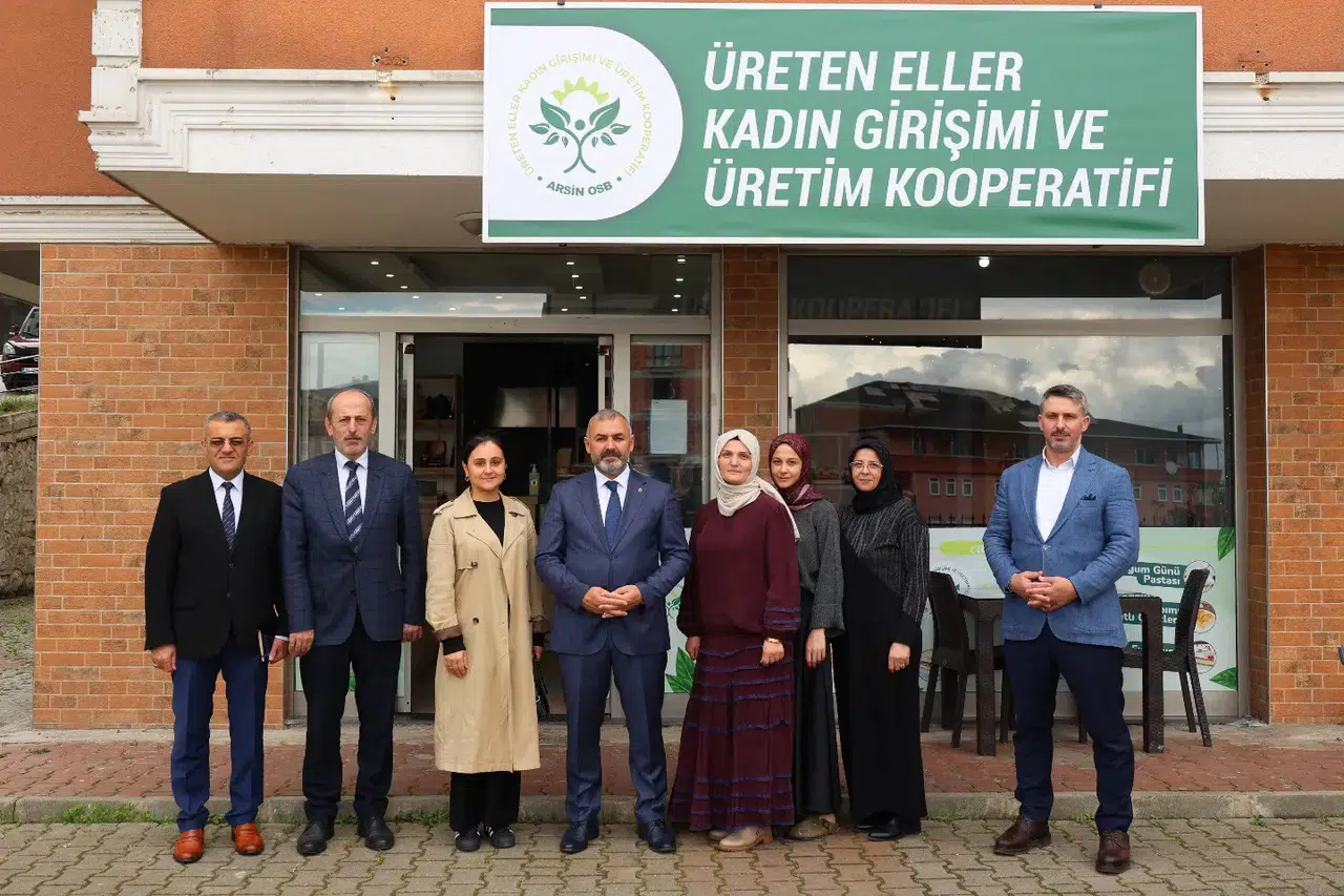 Kadın Girişimcilerle Dayanışma: Arsin Belediye Başkanı Bilgin Ziyarette Bulundu