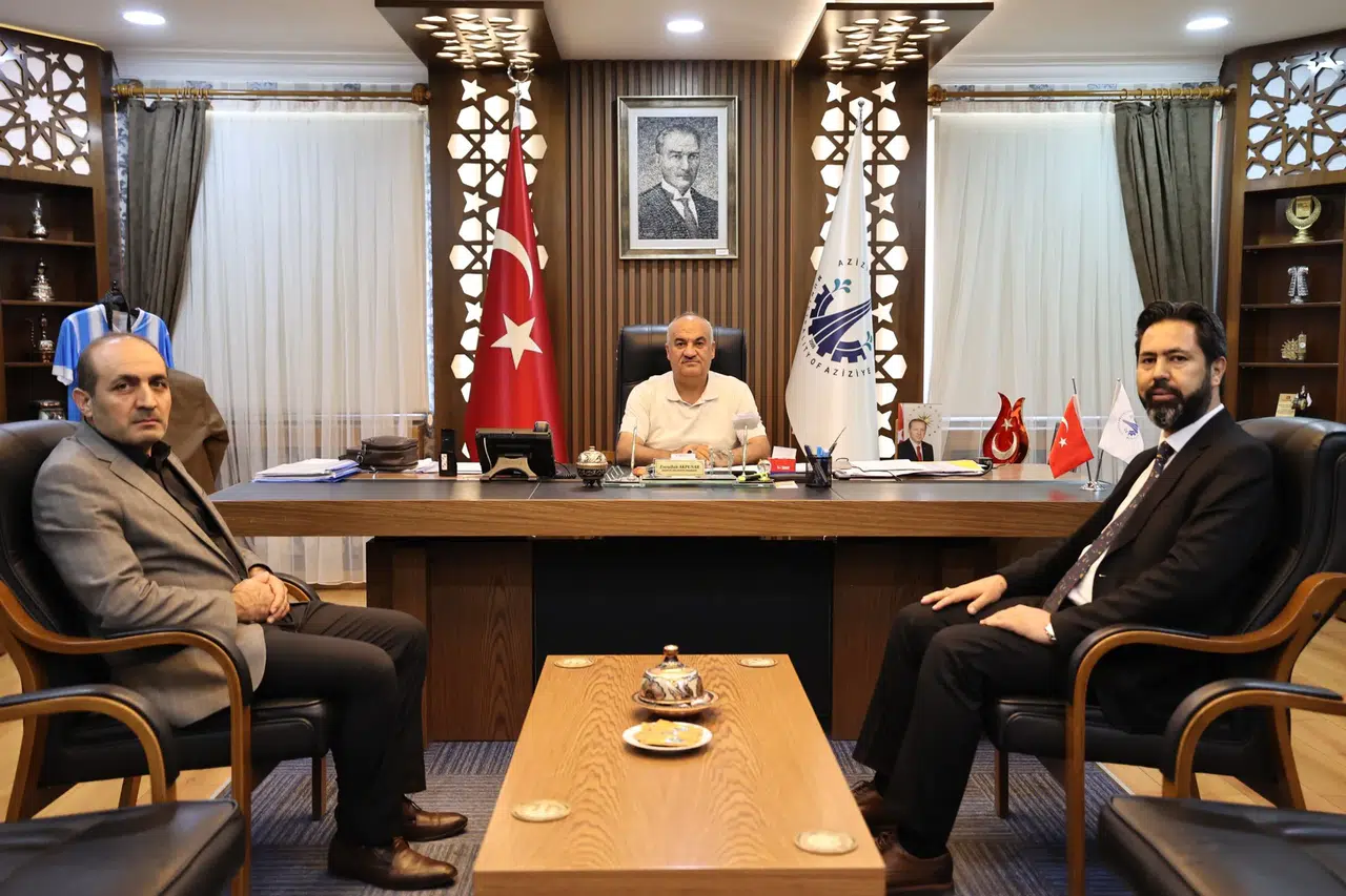 Aziziye Belediyesi, yeni müftü Osman Gülbe ile tanışma toplantısı düzenledi