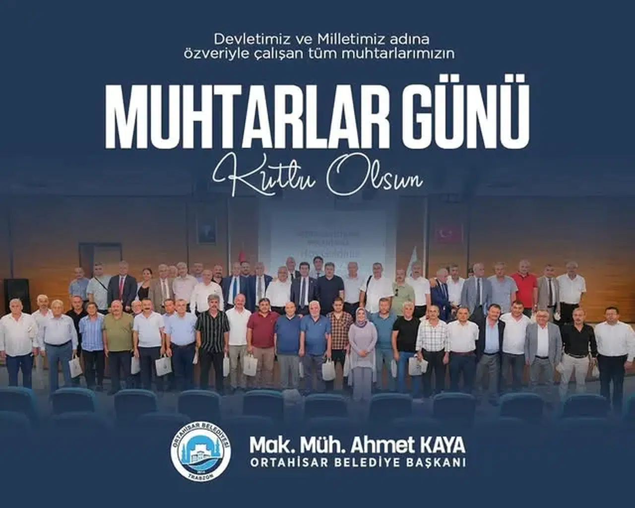 Başkan Kaya’dan Muhtarlar Günü mesajı: “Muhtarlar demokrasinin temel taşıdır”
