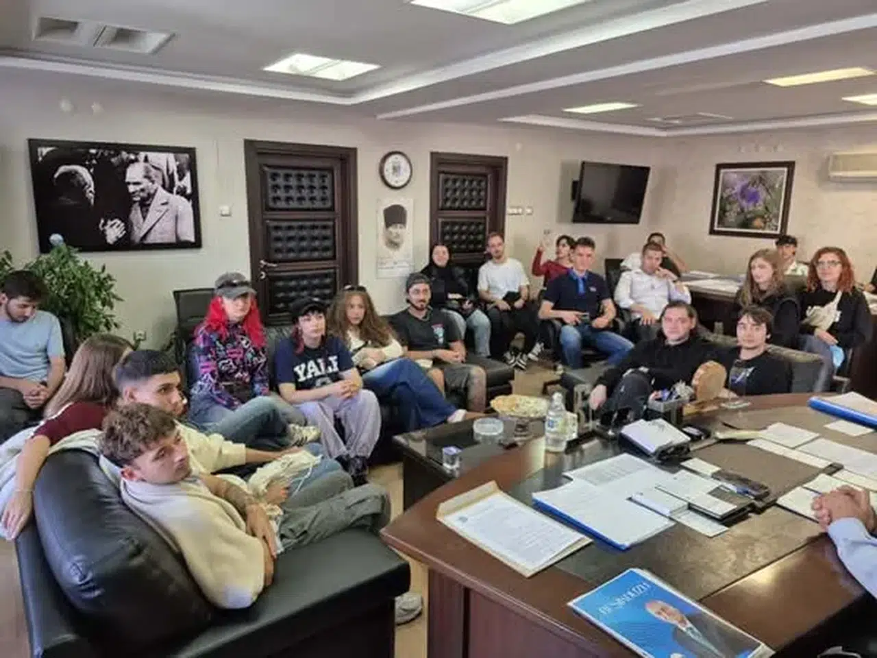 Erasmus+ Gençleri Beşikdüzü Belediyesi’nde