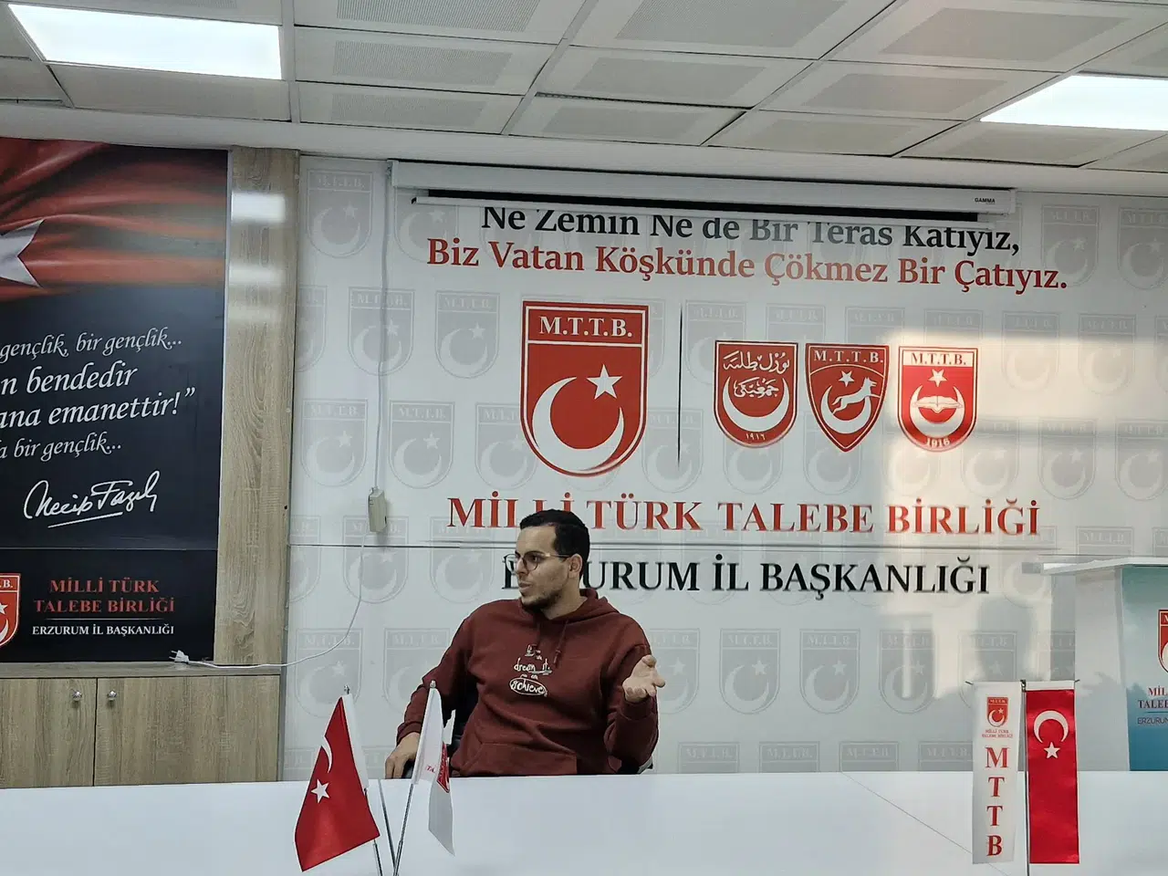 MTTB Erzurum’dan Gazze’de Son Durum Programı: Gazzeli Talebe Anlattı