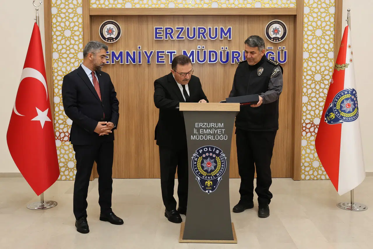 Erzurum'da güvenlik güçlerine destek ziyareti: Huzur için iş birliği vurgusu yapıldı