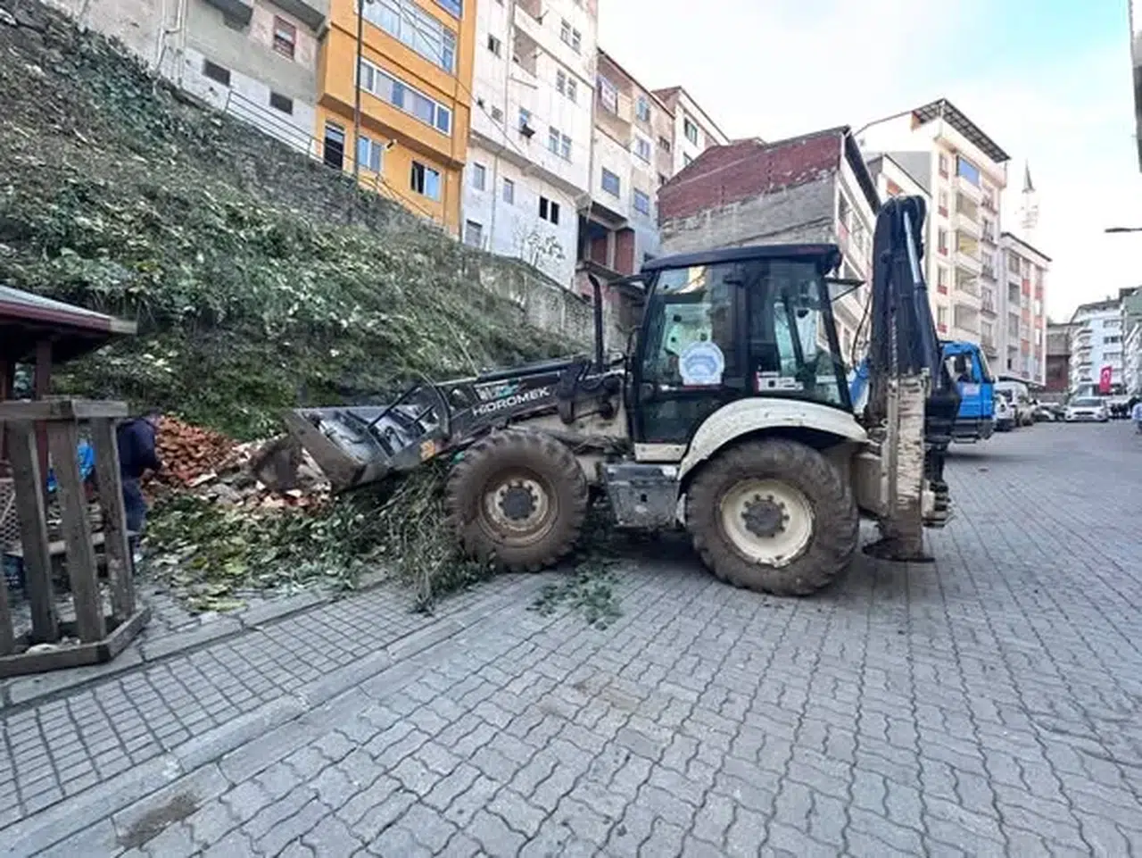 Şalpazarı Belediyesi İlçe Genelinde Temizlik ve Diken Temizliği Çalışmalarını Sürdürüyor