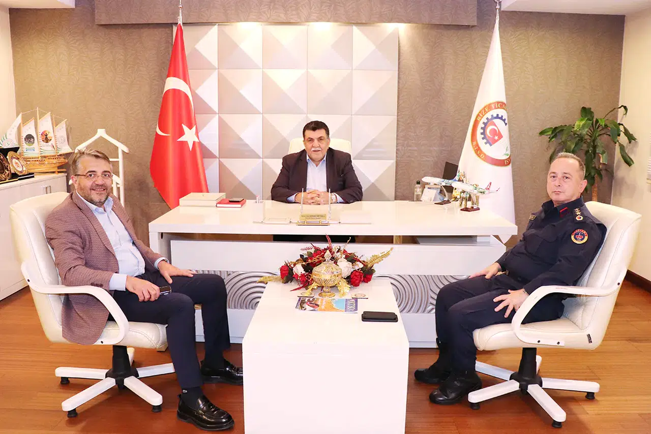 Rize İl Jandarma Alay Komutanı Çelebi’den Oda Ziyareti