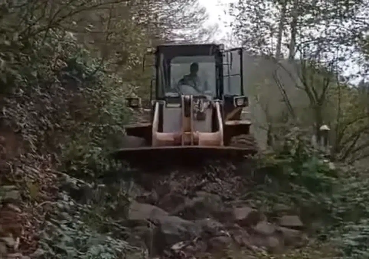 Şalpazarı’nda Tepeağzı Mahallesi Yol Çalışmaları Tamamlandı