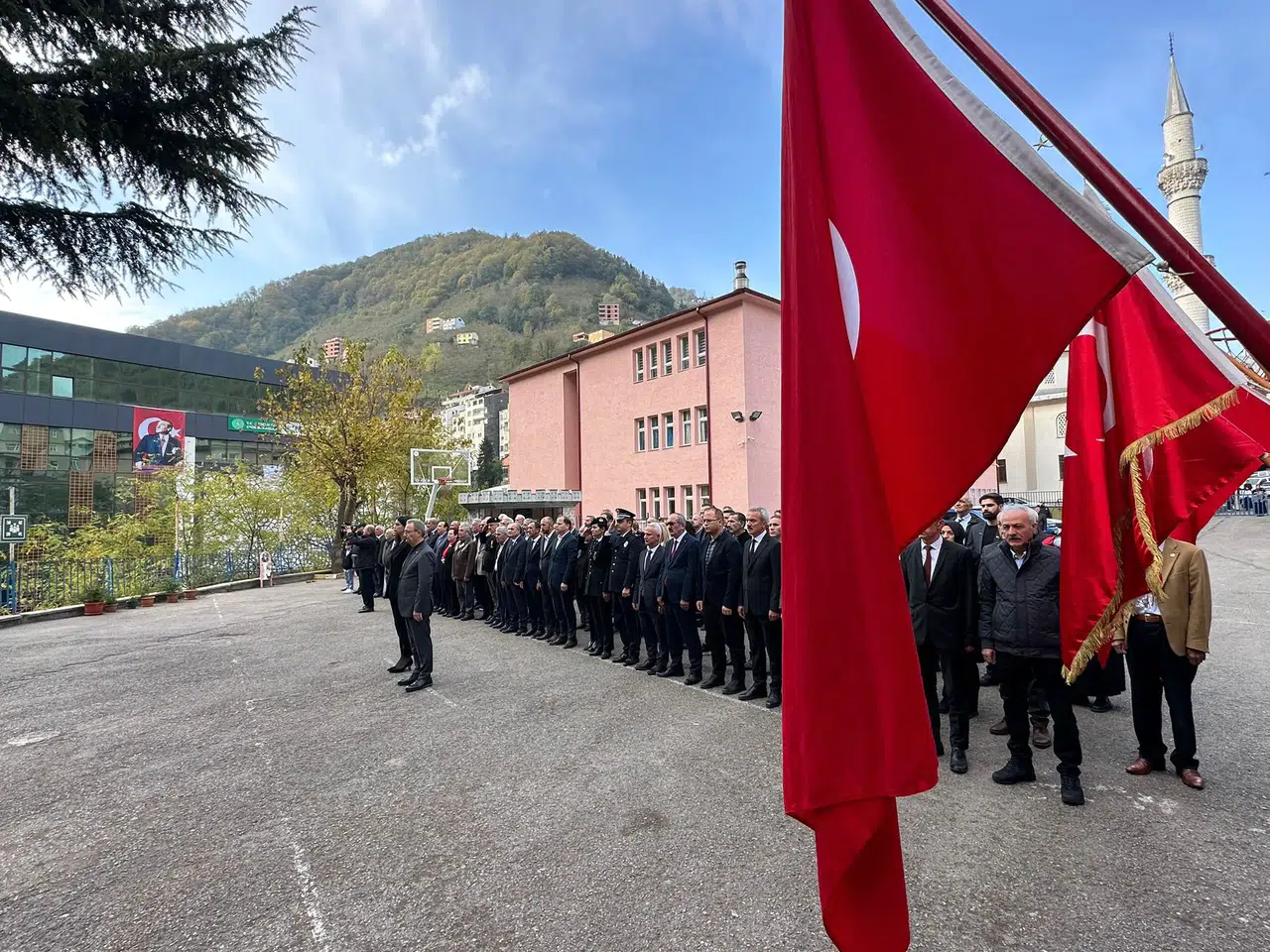 Şalpazarı'nda Atatürk'ün vefatının 87. yıl dönümünde anma töreni düzenlendi