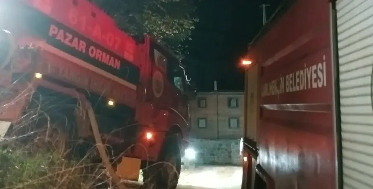 Çamlıhemşin’de Korkutan Orman Yangını Kontrol Altına Alındı