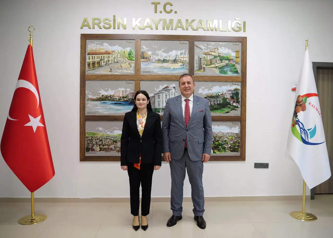 TTSO Başkanı Erkut Çelebi’den Arsin Kaymakamı Şule Demirtaş’a Hayırlı Olsun Ziyareti