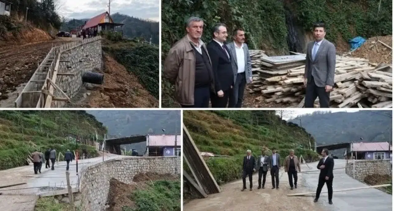 Güneysu Kaymakamı Eyüp Gürdal Köylerde Devam Eden Çalışmaları İnceledi