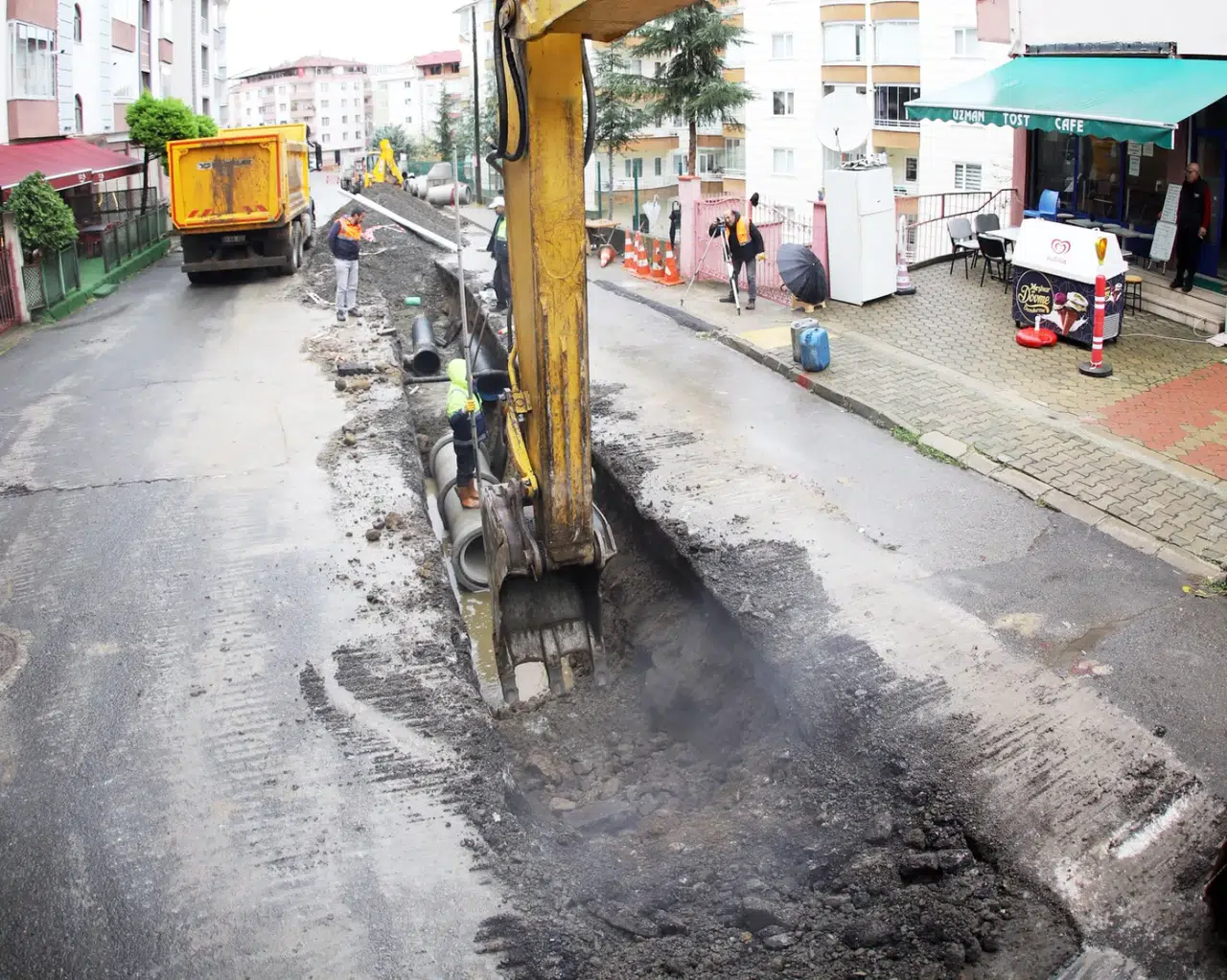 Trabzon'da 12.7 milyon TL'lik yağmur suyu altyapı projesi hayata geçiriliyor
